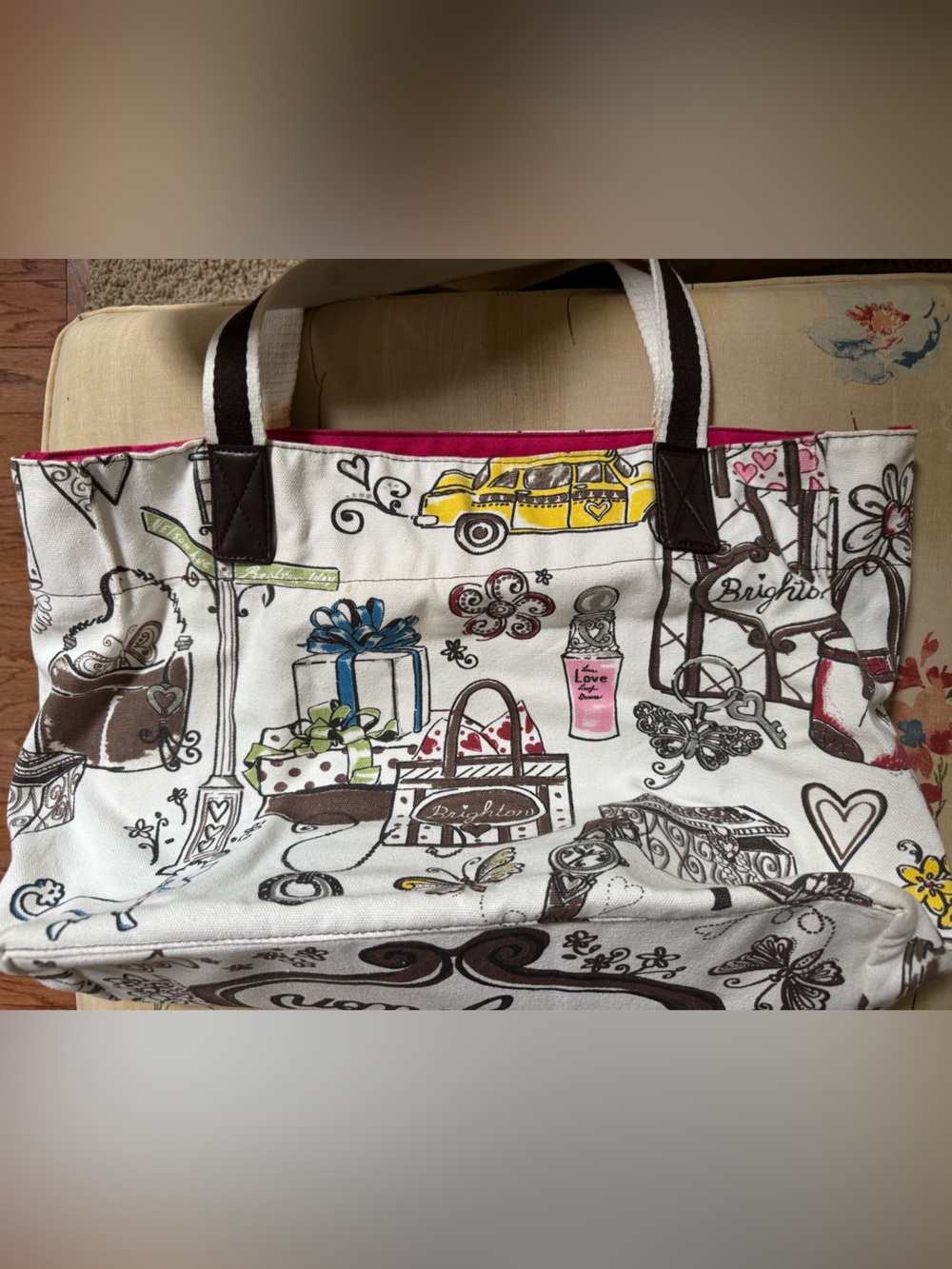 Brighton canvas Tote Bag